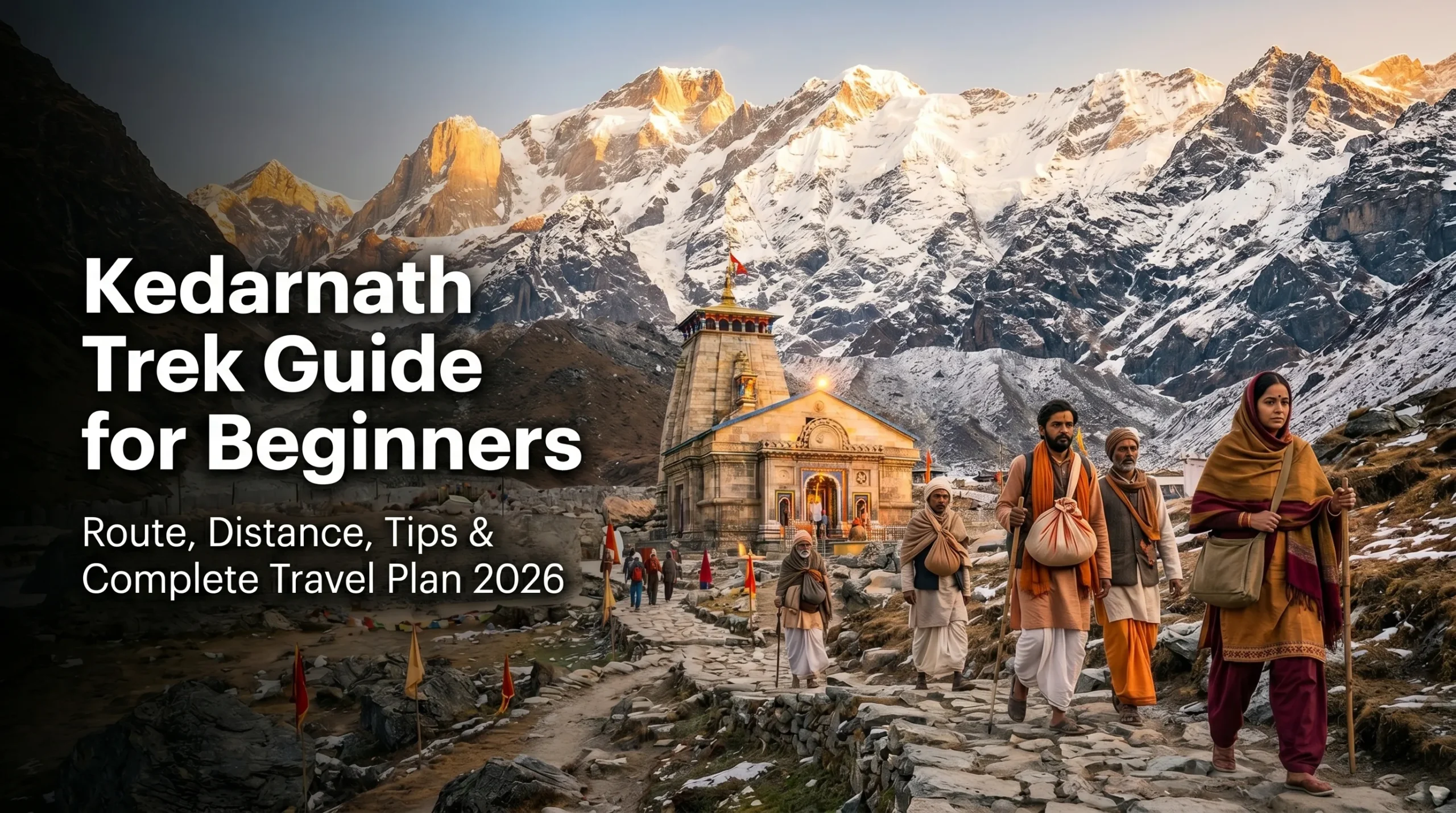 Kedarnath Trek Guide for Beginners (2026) – Route, Distance, Tips & Complete Travel Plan