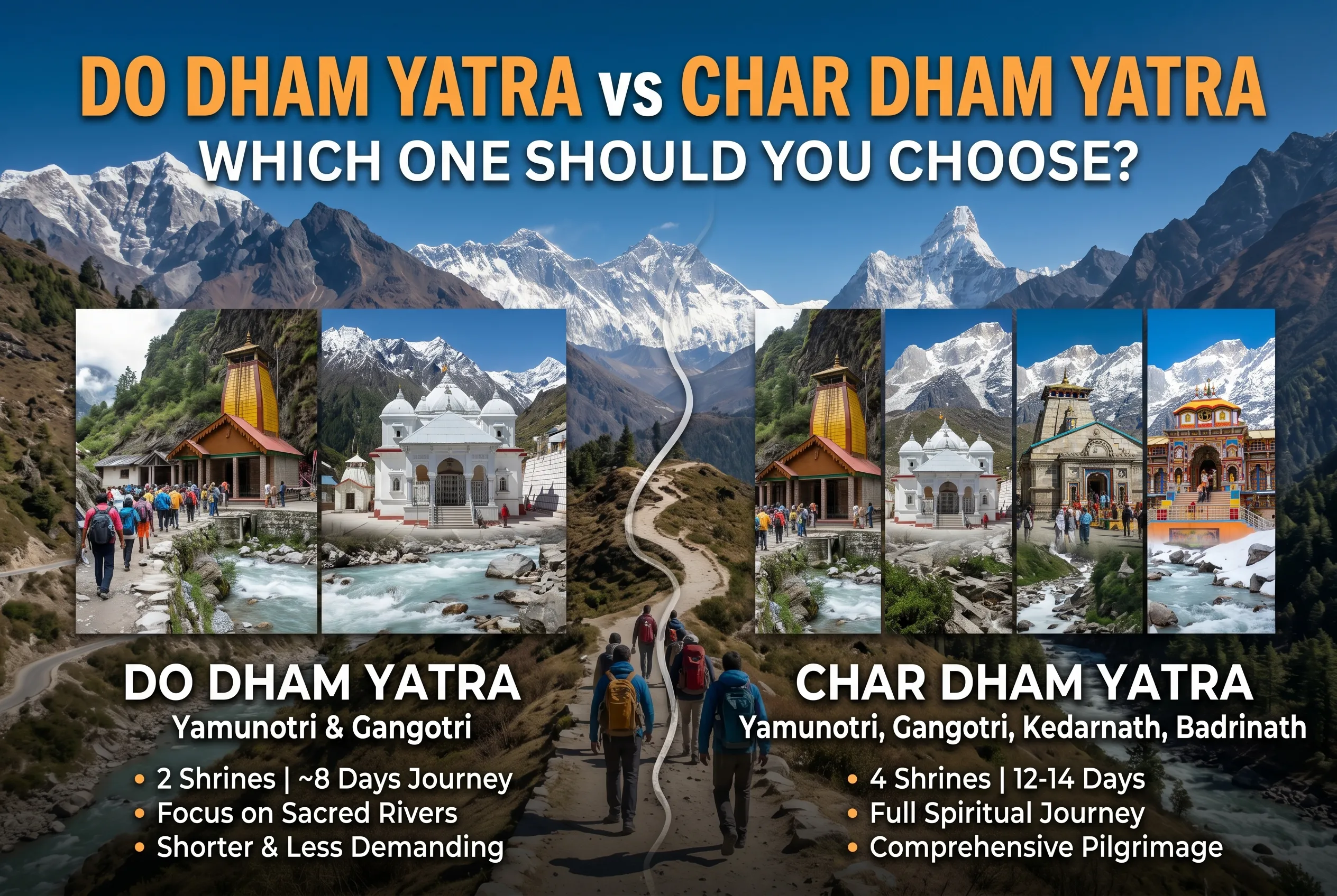 Do Dham Yatra vs Char Dham Yatra – Which One Should You Choose?
