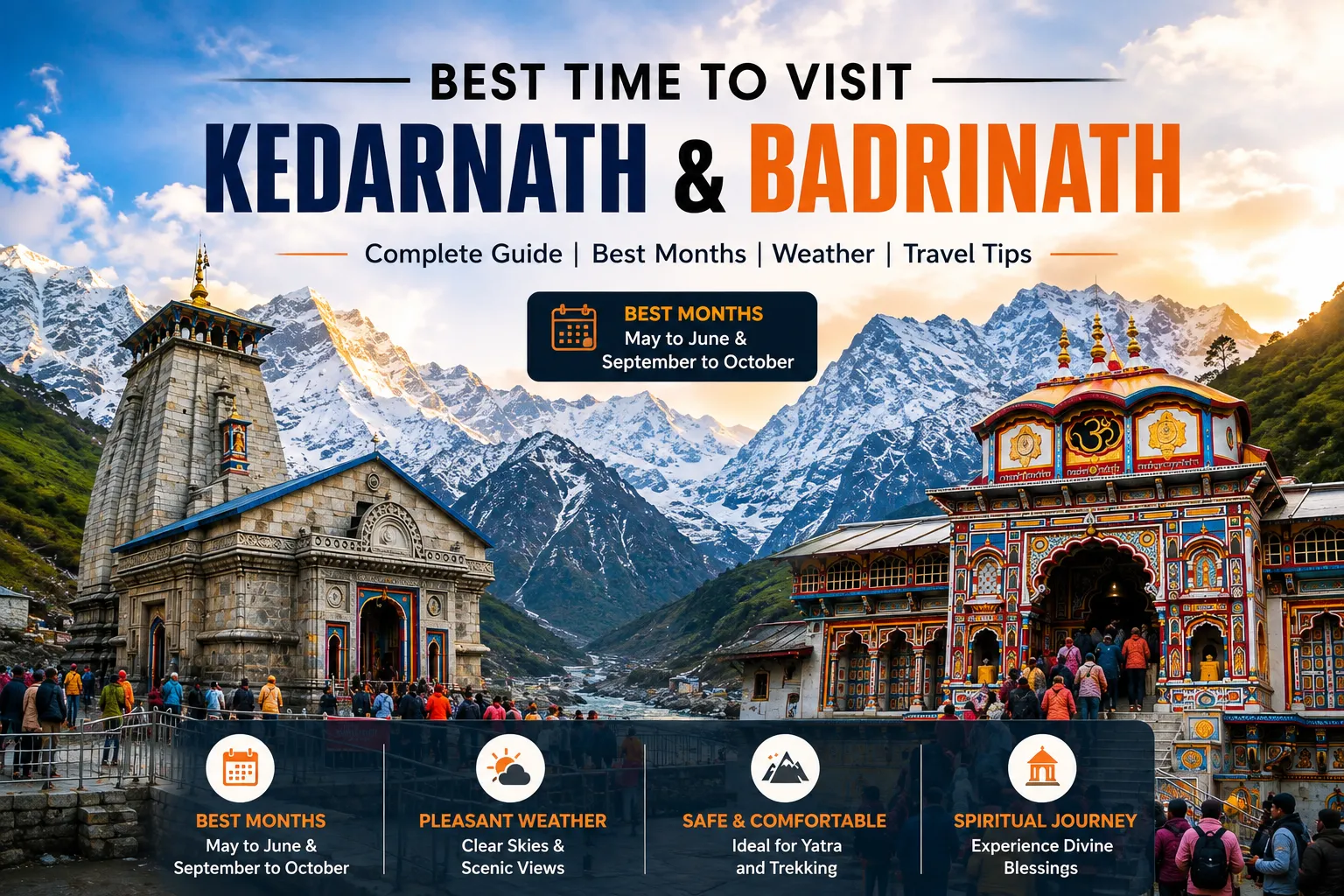 Best Time to Visit Kedarnath and Badrinath: Complete Travel Guide
